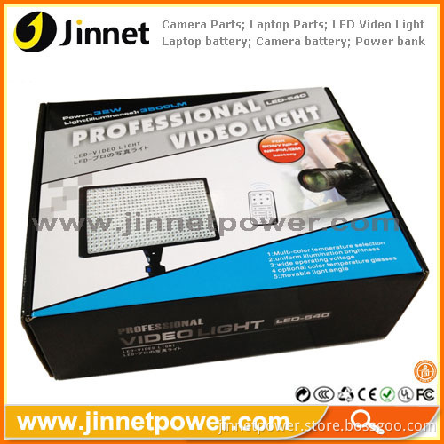 New Product Photography Video Light Led Handy Light Display Lighting Led-540 Different From Led-540a 